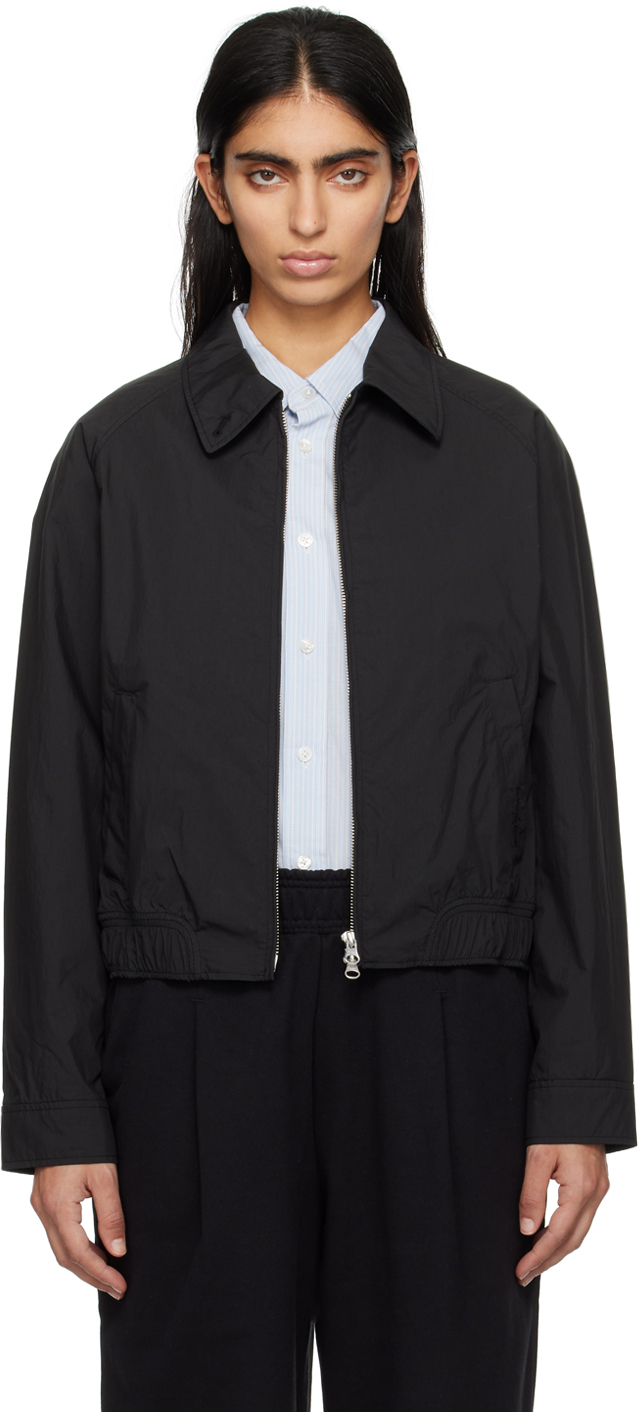 Черная куртка с раздвинутым воротником Dunst, цвет Deep navy