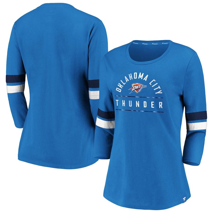 

Футболка с длинным рукавом Fanatics Branded Oklahoma City Thunder, синий
