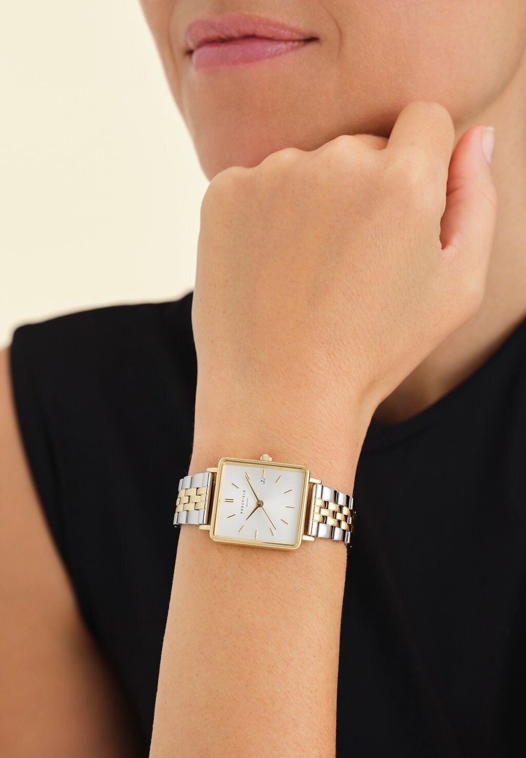 

Часы BOXY Rosefield, цвет silver gold