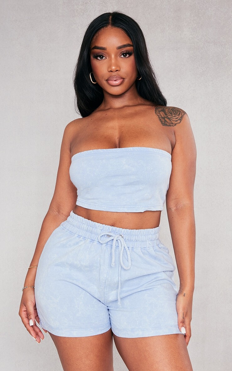 

PrettyLittleThing Толстовка-бандо Shape кислотно-синего цвета, Синий