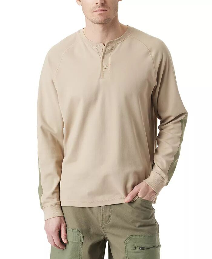 

Мужская термо-топ с длинными рукавами Hiker Henley BASS OUTDOOR, коричневый