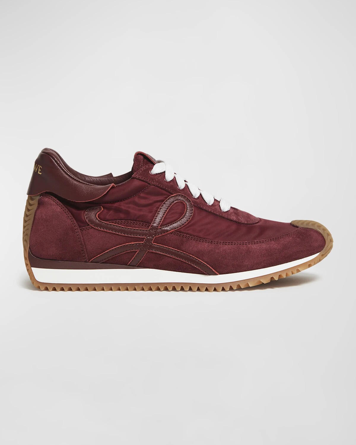 

Кроссовки Flow Retro для бега Loewe, цвет Burgundy