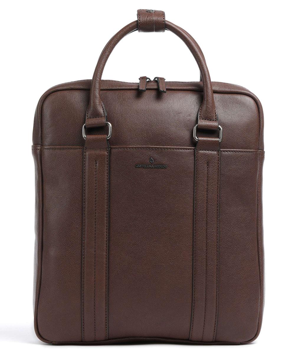 Рюкзак Linee Harry 15 дюймов из зернистой воловьей кожи Castelijn & Beerens, коричневый