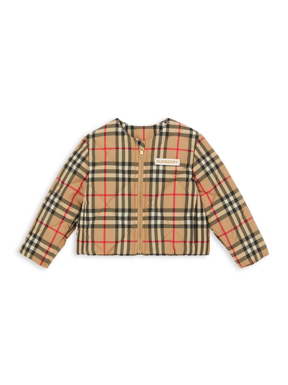

Куртка Abigail в клетку для малышей и малышей Burberry
