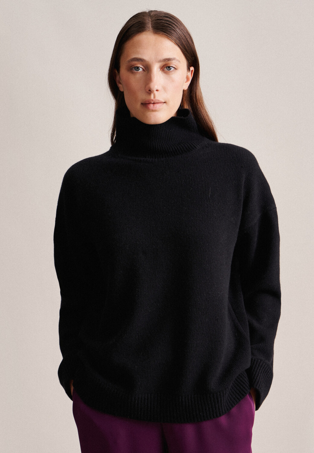 

Свитер Seidensticker Oversized, черный