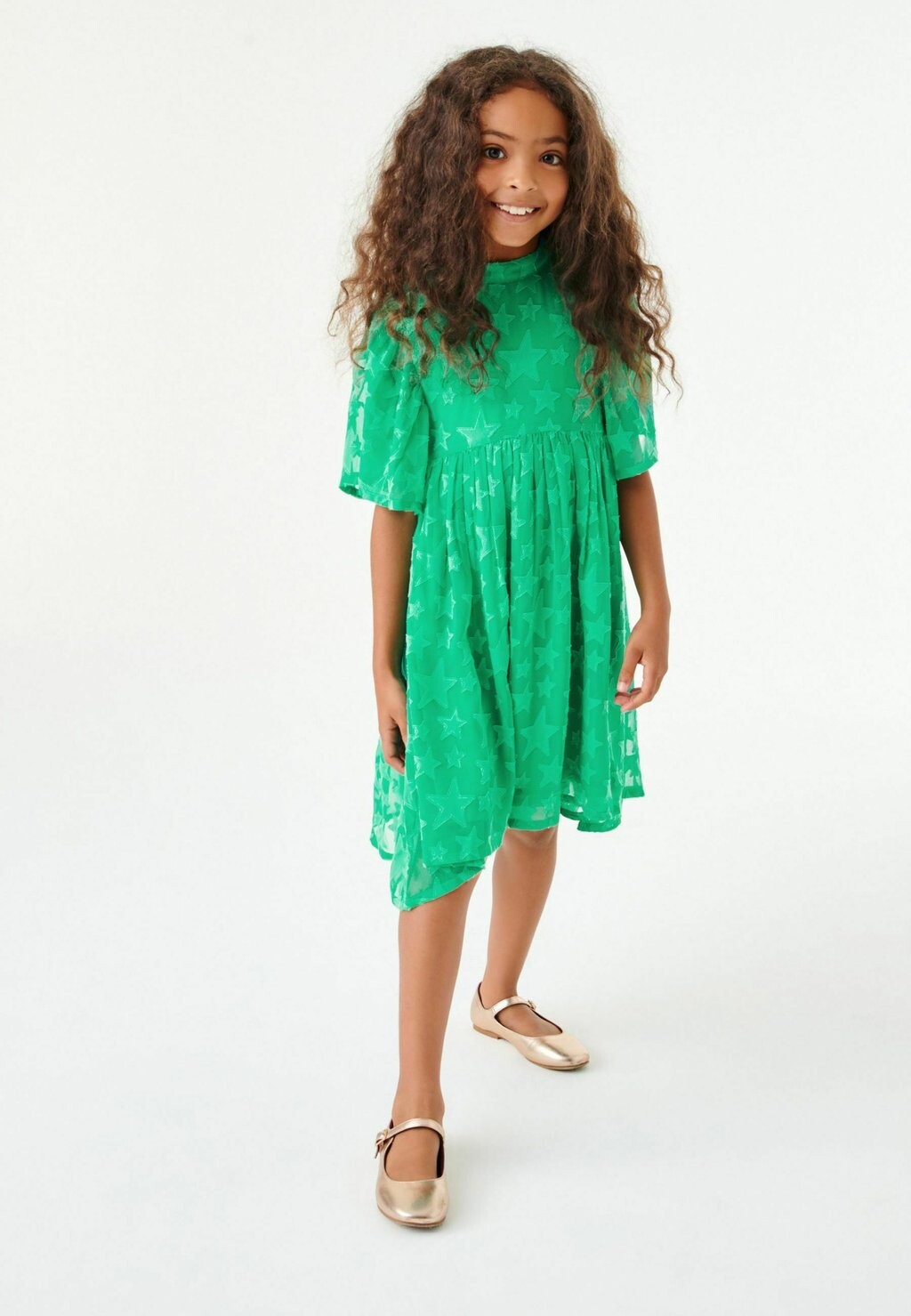 

Летнее платье Star Jacquard Party Dress Next, цвет bright green