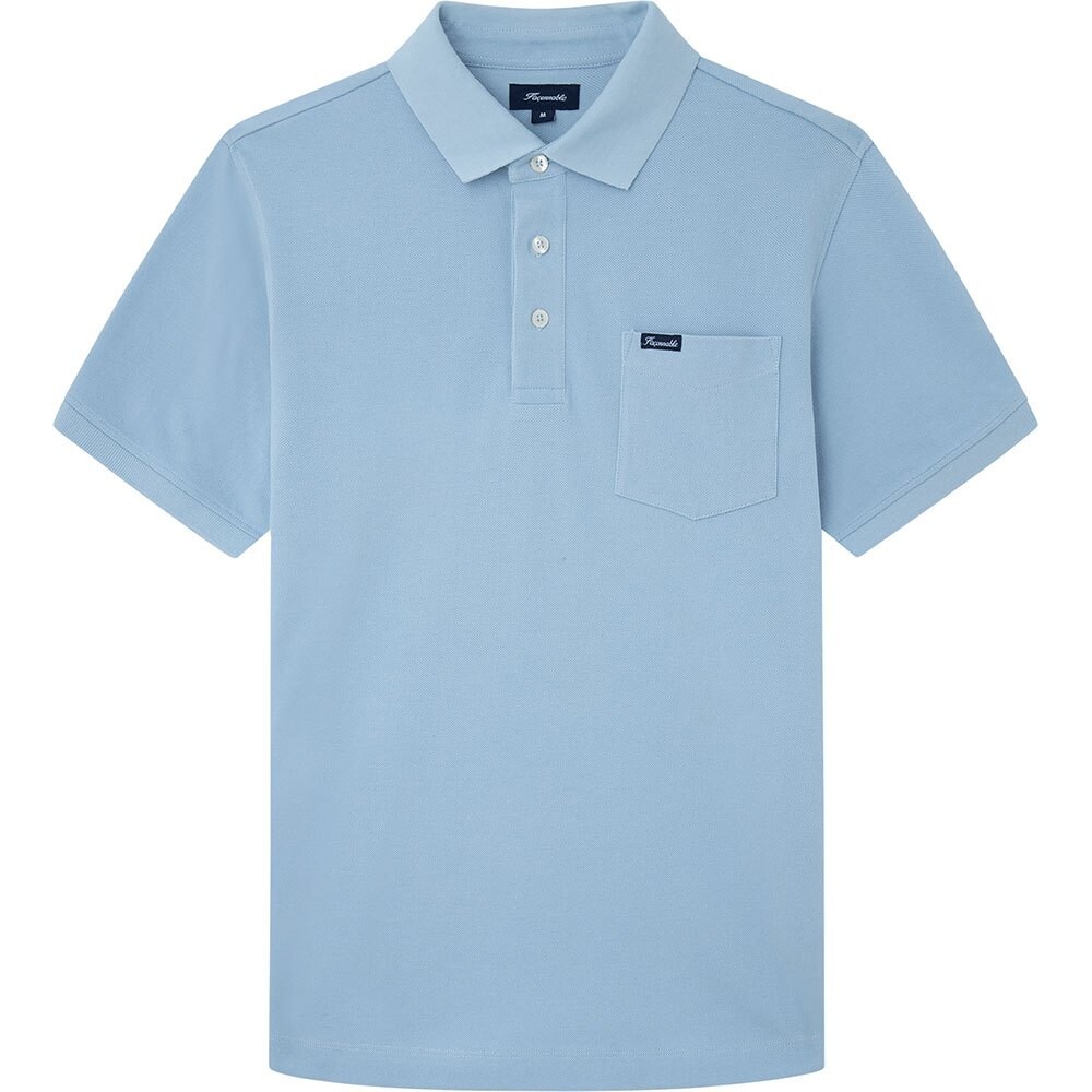

Поло Façonnable Basic Pocket, синий