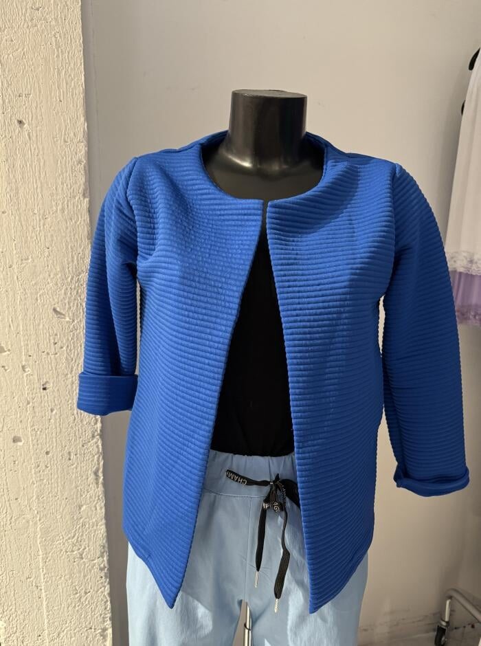 

Ребристое болеро, цвет Electric blue