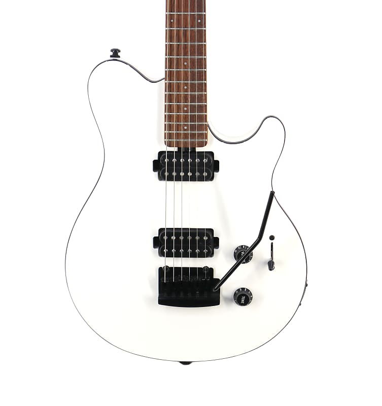 Электрогитара Sterling by Music Man SUB Series Axis in White with Black Body Binding электрогитара sterling by music man axis black