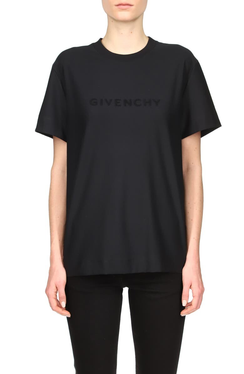 

Классическая футболка с логотипом GIVENCHY, черный