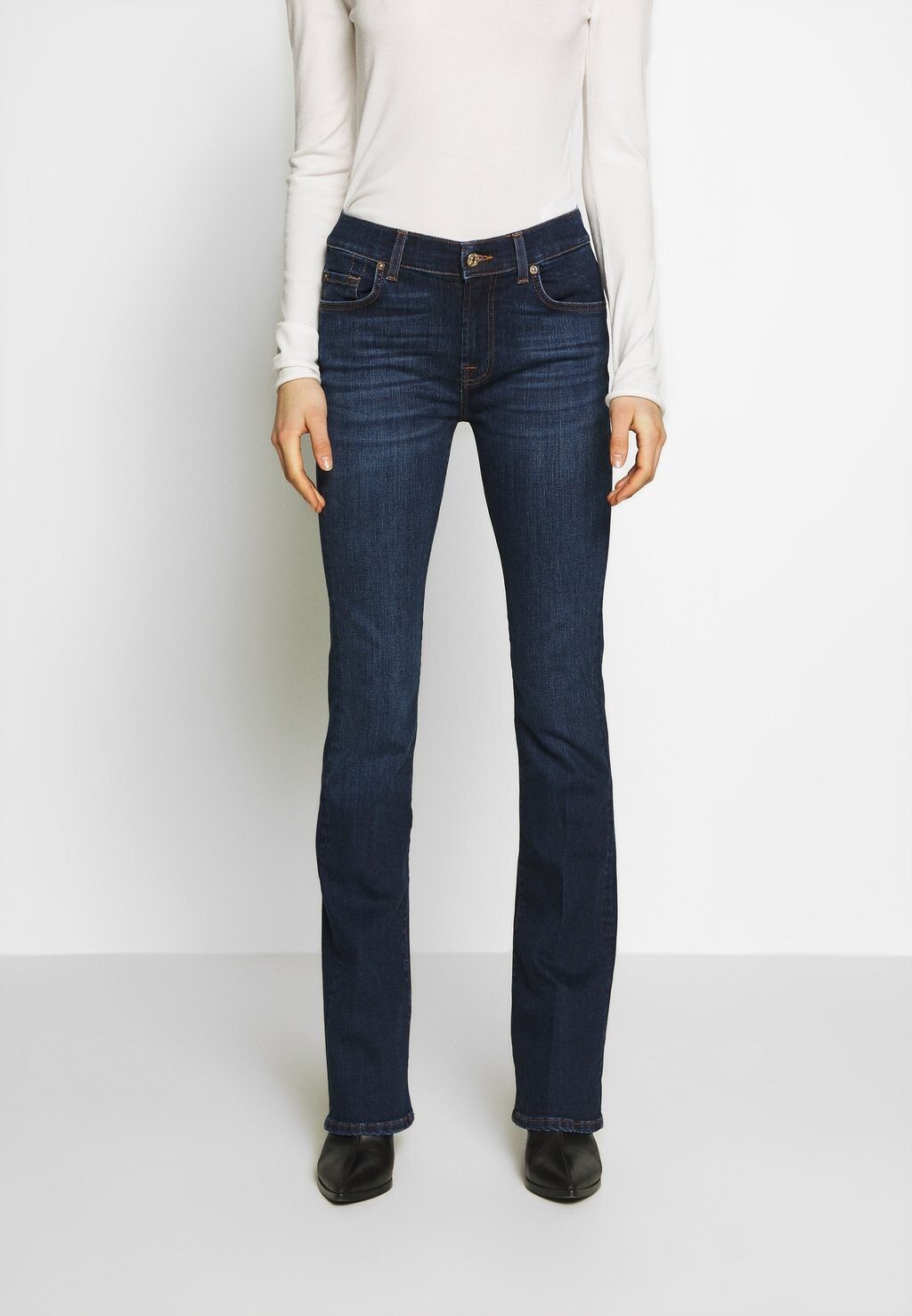 

Джинсы Bootcut 7 for all mankind, цвет dark blue