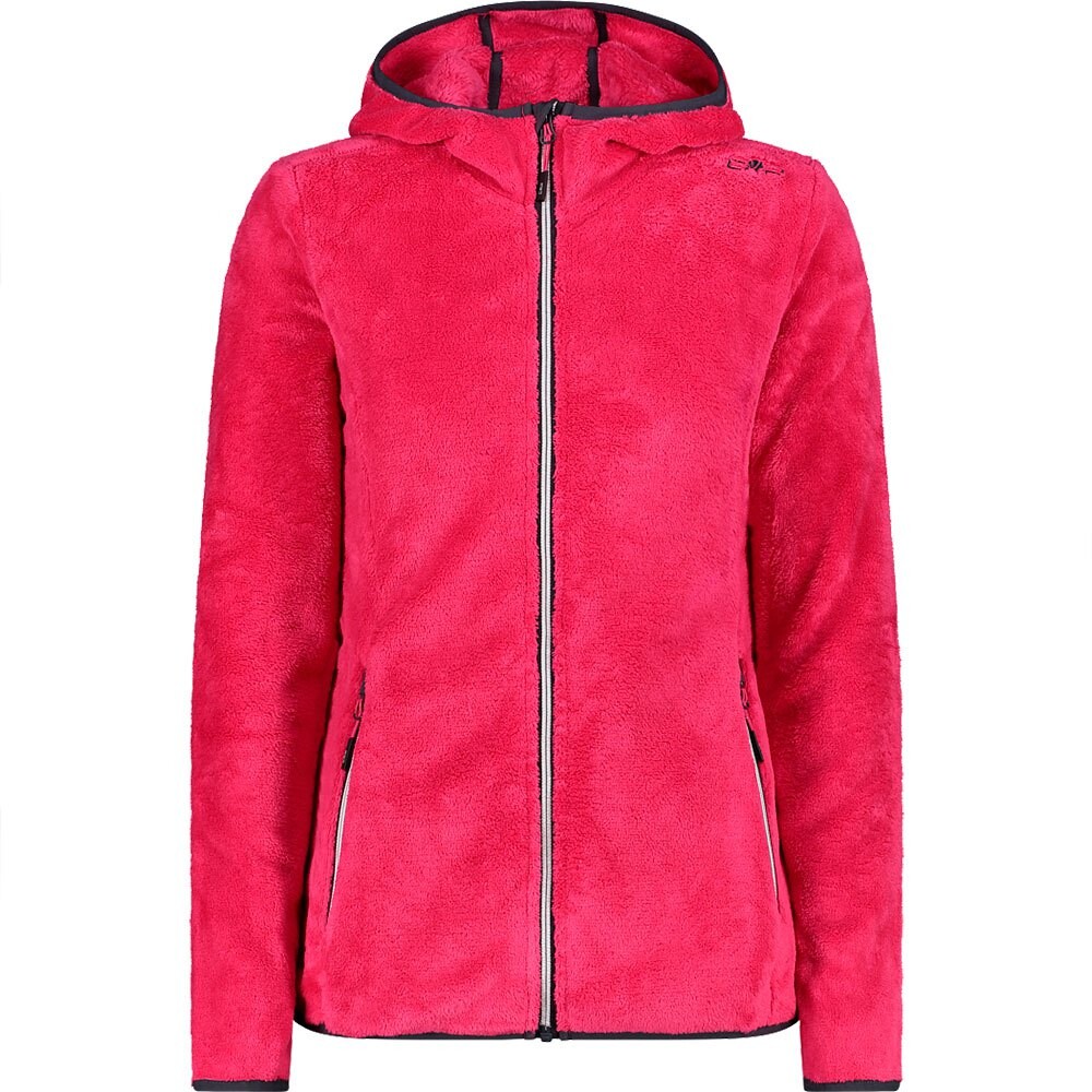 

Толстовка CMP Jacket 38P1546 Hooded, розовый