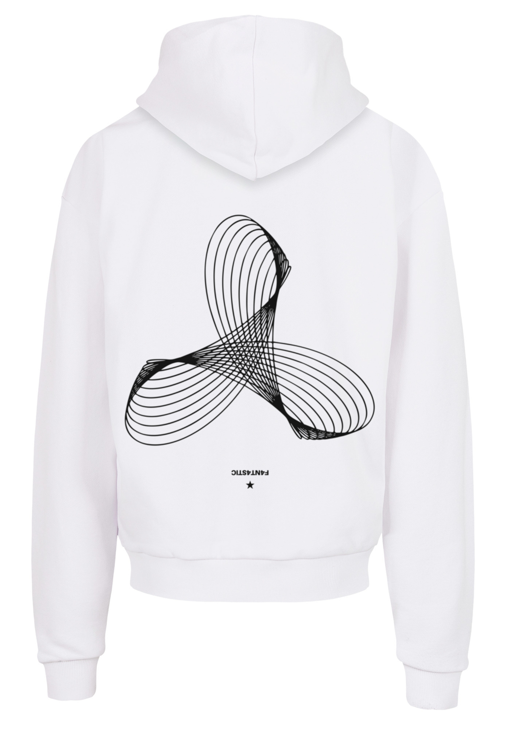 Пуловер F4NT4STIC Ultra Heavy Hoodie Geometrics, белый