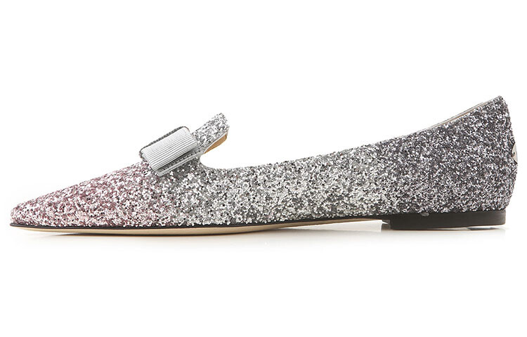 

Jimmy Choo Gala Vnb Туфли на плоской подошве Wmns Серебристый/Розовый