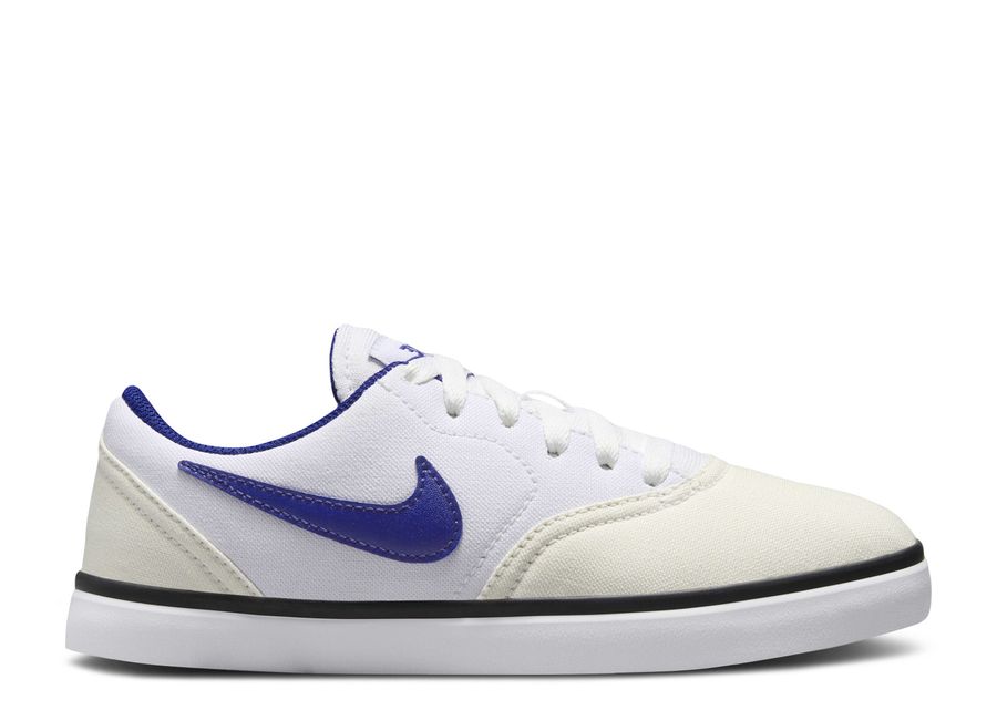 

Кроссовки Nike Check Canvas SB GS, цвет Summit White Royal Blue