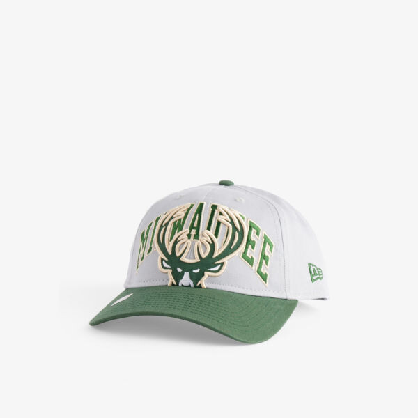 

9TWENTY Кепка из хлопкового твила с фирменной вышивкой Milwaukee Bucks New Era, серый