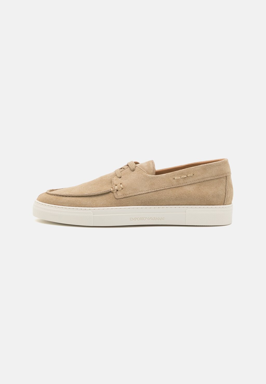 

Спортивные туфли на шнуровке Shoes Emporio Armani, цвет pietra
