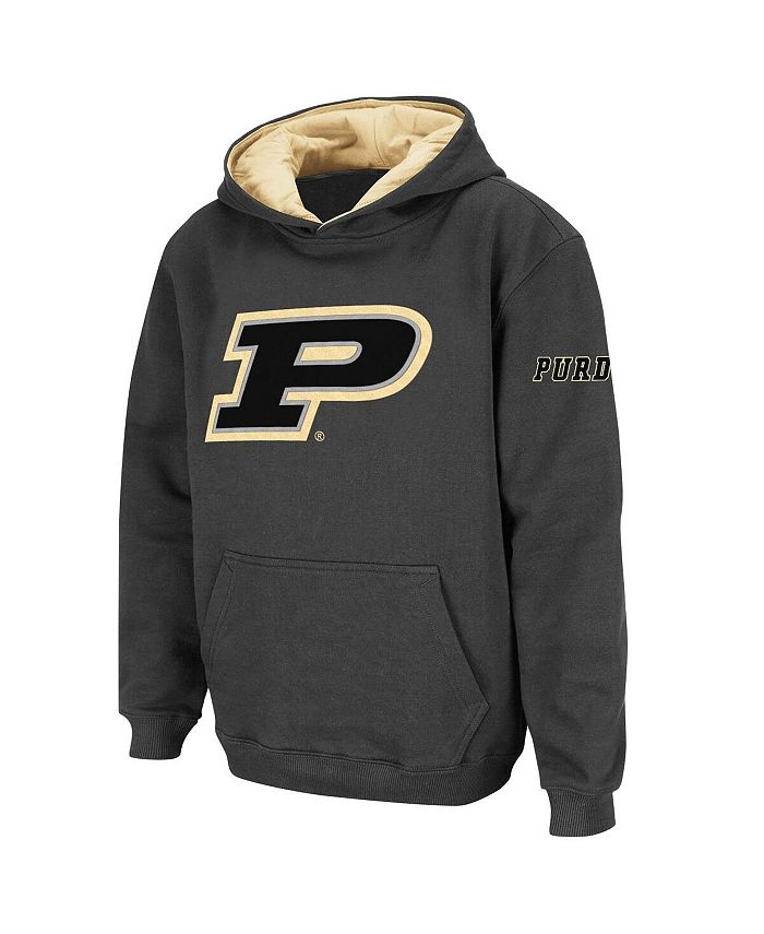 цена Темно-серый пуловер с логотипом Big Boys Purdue Boilermakers Stadium Athletic, серый
