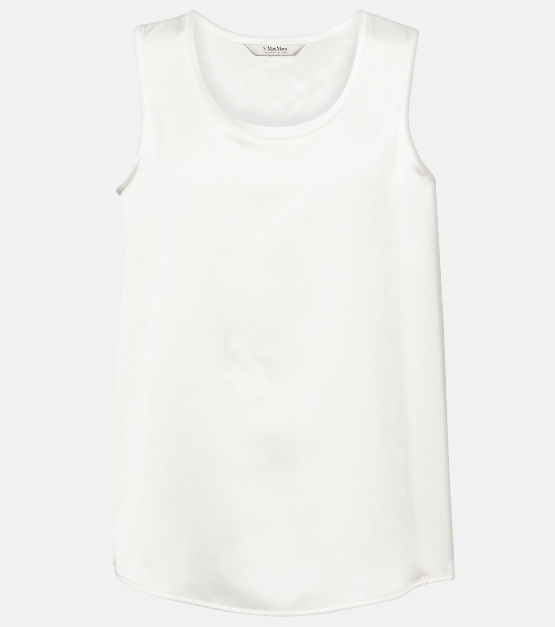 

Атласный топ Ester 'S MAX MARA, белый