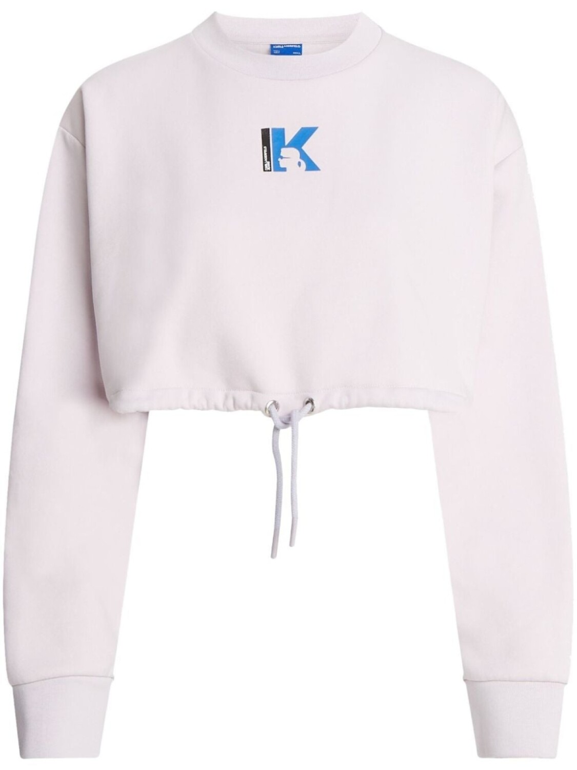 

Karl Lagerfeld Jeans толстовка с кулиской и логотипом, белый