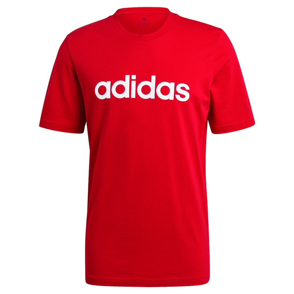 

Футболка adidas Sportswear Essentials Embroidered Linear Logo, красный