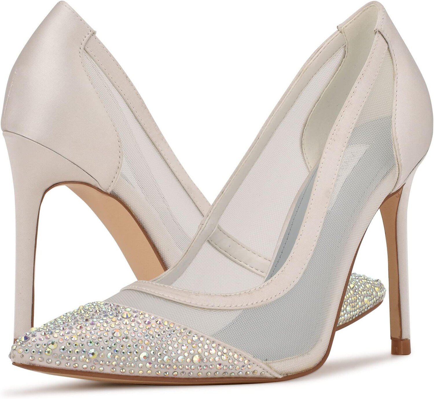 

Туфли Francya 2 Nine West, цвет White/Crystal