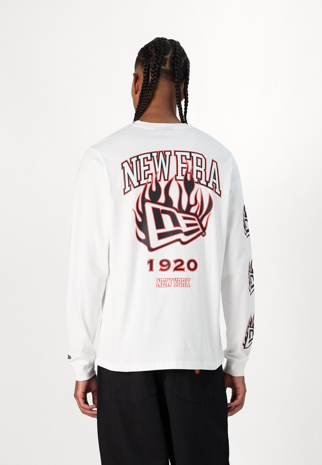 

Футболка с длинным рукавом FLAG FLAME TEE New Era, белый