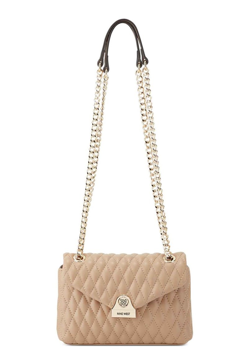 

Стеганая сумка Caelia из экокожи Nine West, бежевый