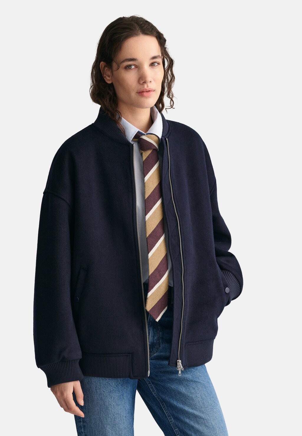 

Бомбер Chaquetas GANT, цвет evening blue