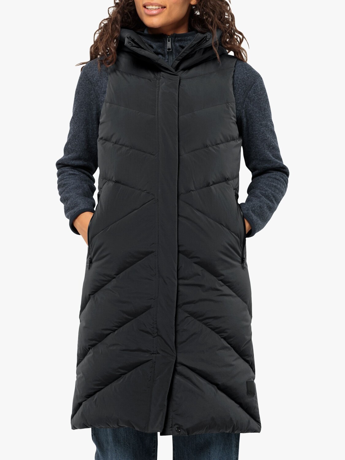 

Женское пуховое пальто Marienplatz Jack Wolfskin, фантом