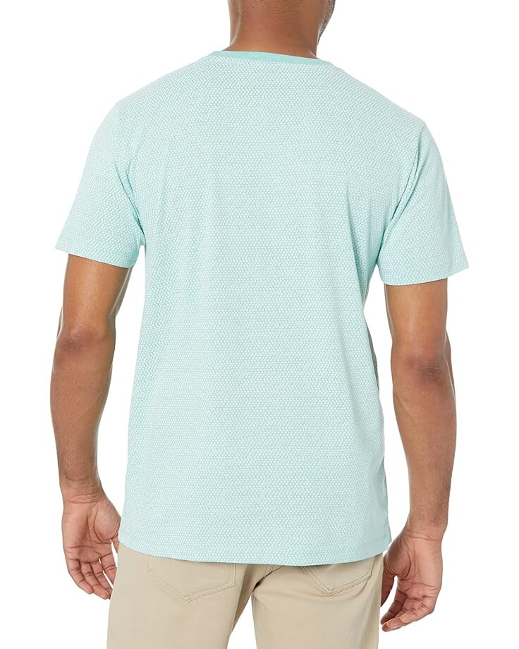 

Футболка U.S. POLO ASSN. Crew Neck Floral Print Pocket Tee, цвет Jade Green Heather