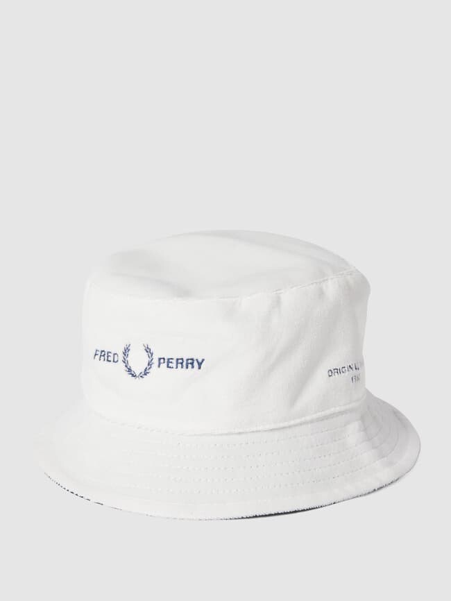 

Панама с двусторонней функцией Fred Perry, белый