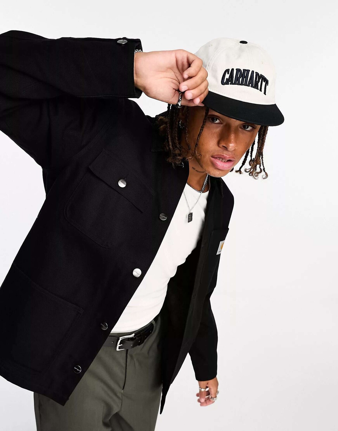 

Белая кепка Carhartt WIP Preston