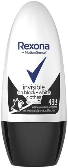 

Шариковый дезодорант, 50 мл Rexona, Invisible Black + White