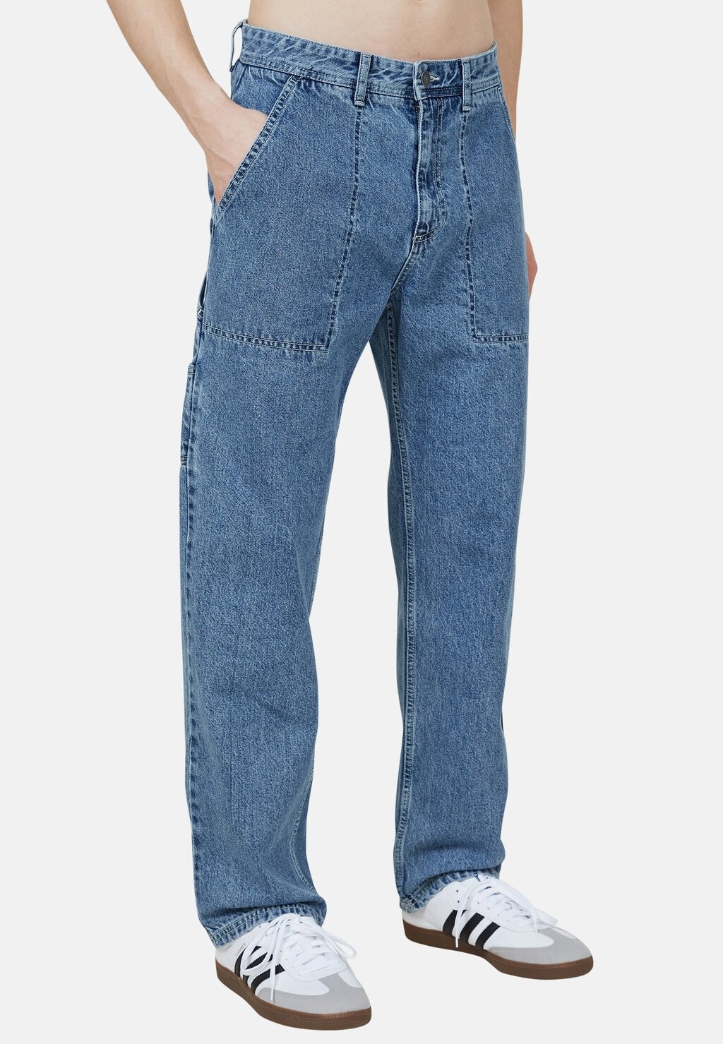 

Джинсы-сигареты BAGGY Cotton On, плотник синий