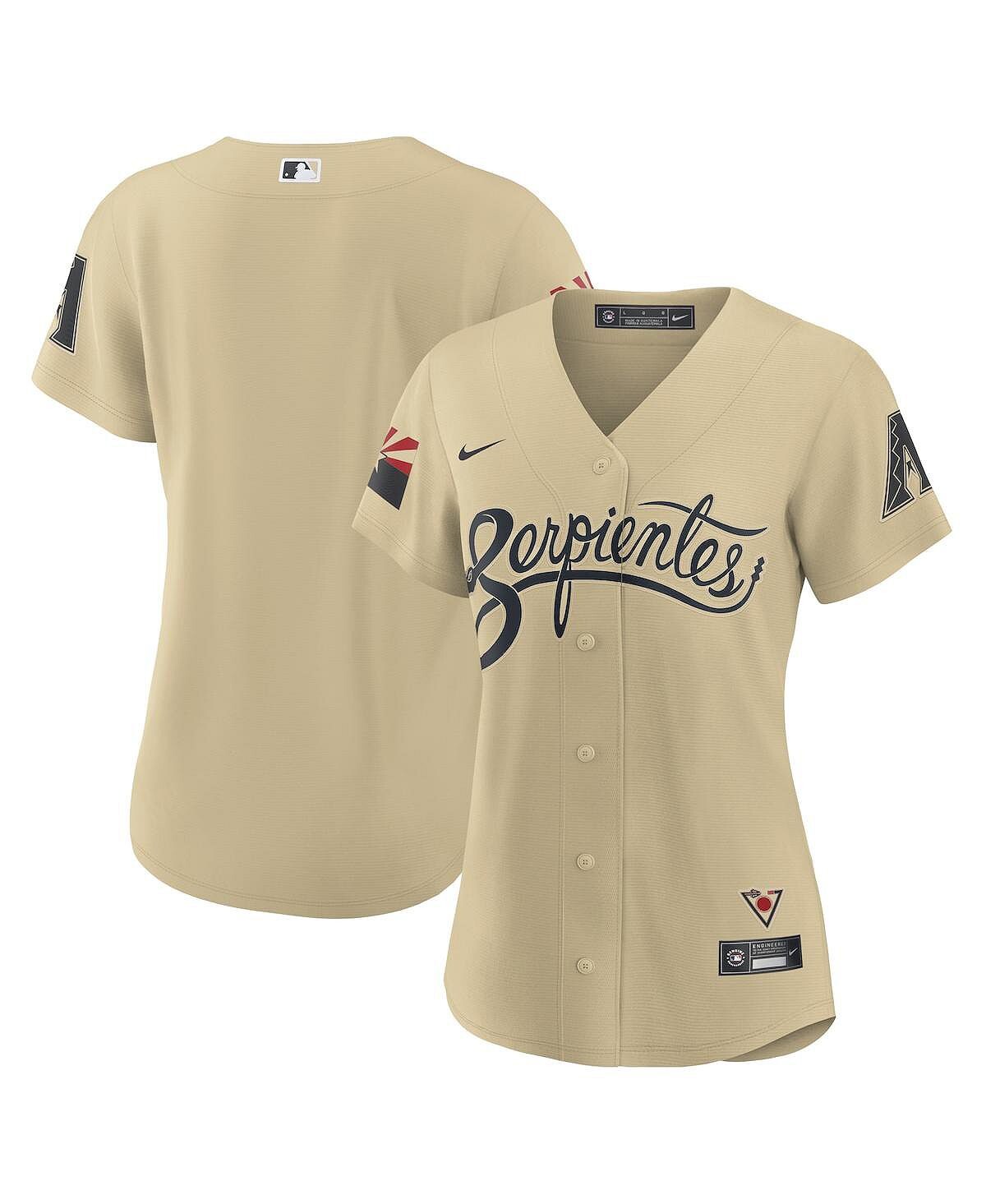 

Реплика женского золотого джерси Arizona Diamondbacks City Connect Nike, золотой