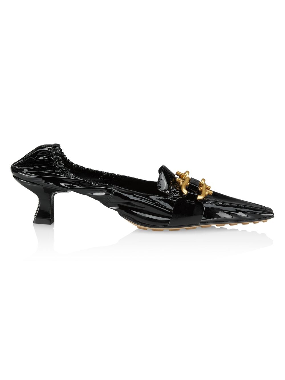 

Туфли-лодочки Madame из лакированной кожи Bottega Veneta, черный