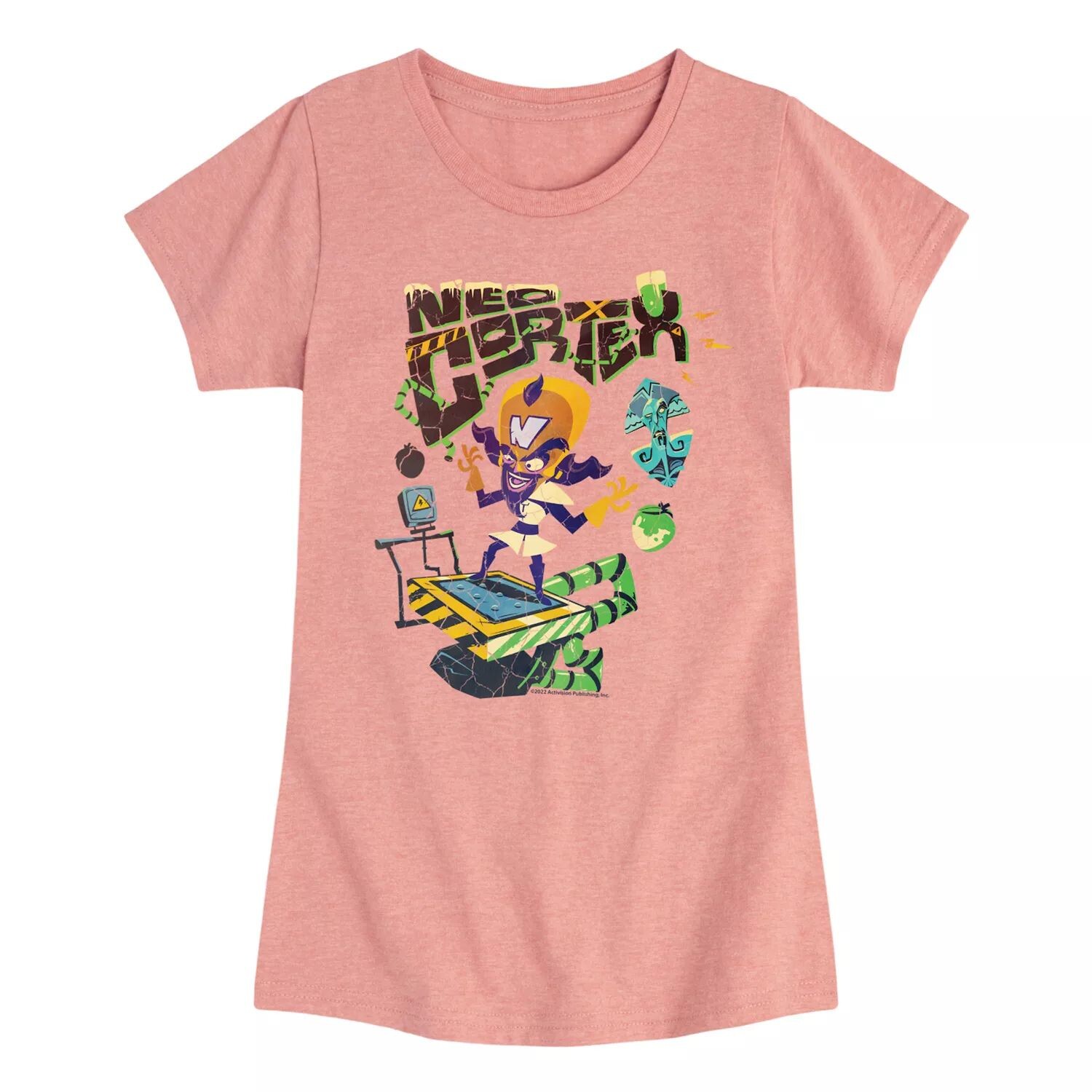

Футболка с рисунком Crash Bandicoot Neo Coretex для девочек 7–16 лет Licensed Character