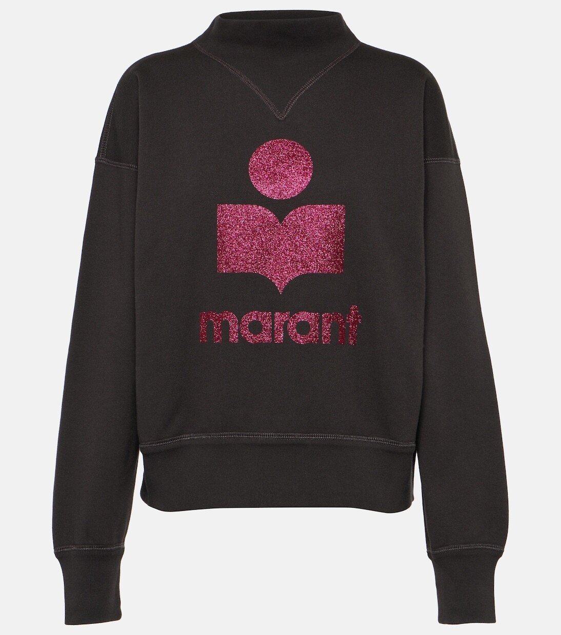 

Толстовка moby с логотипом из смесового хлопка Marant Etoile, мультиколор