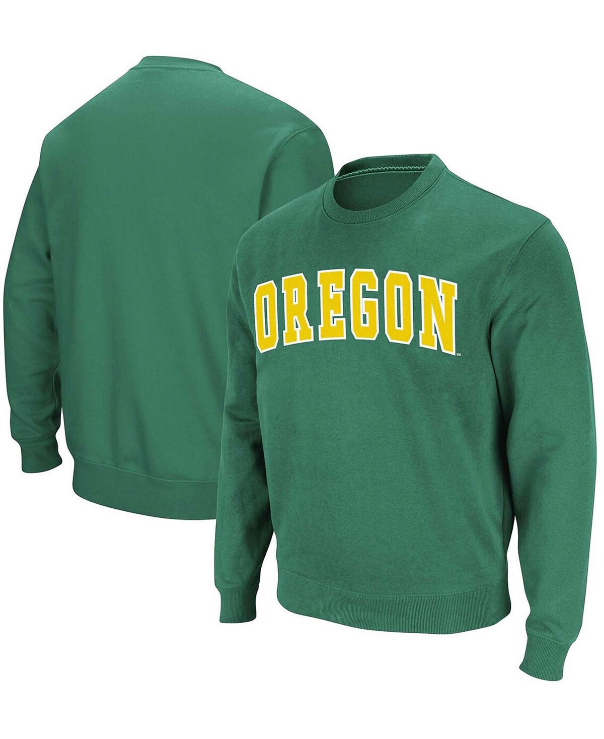 

Мужской зеленый свитшот с аркой и логотипом Oregon Ducks Colosseum