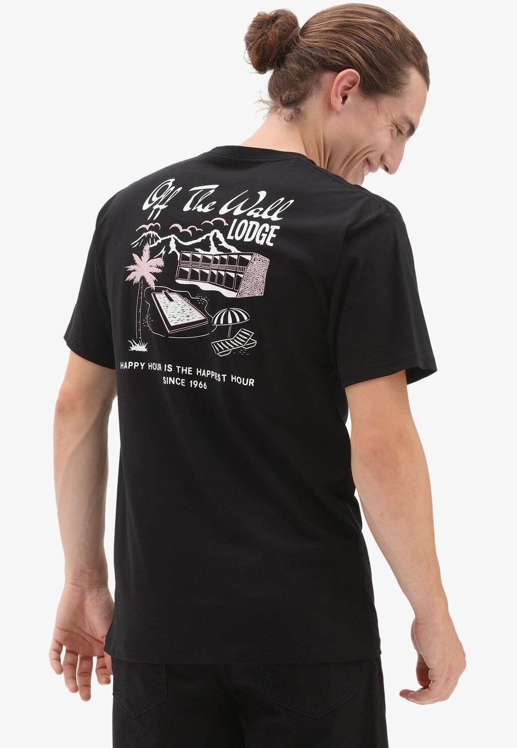

Футболка с принтом Vans, черный