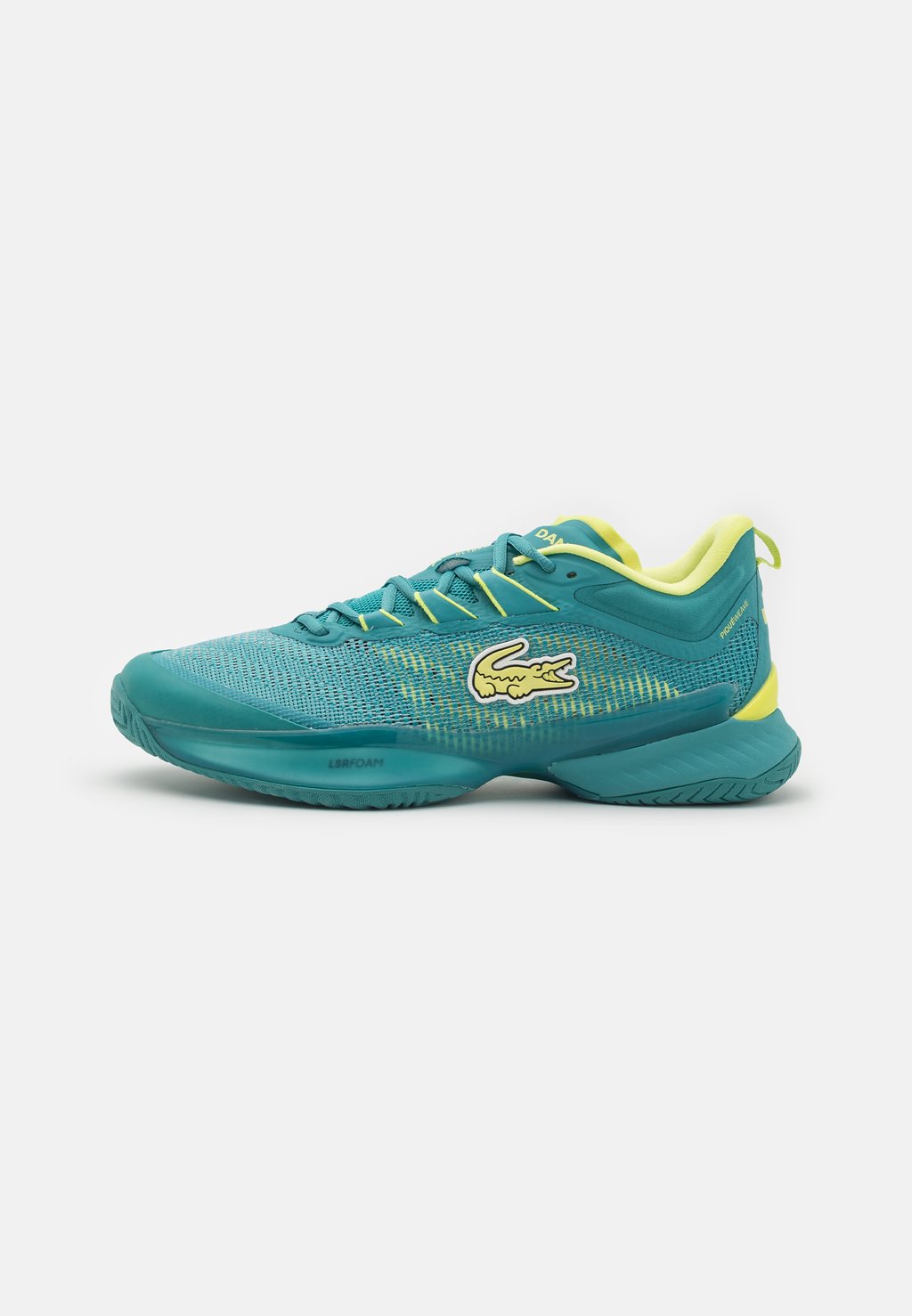 Все туфли для тенниса Ag Lt23 Ultra Mc Lacoste, цвет turquoise/yellow
