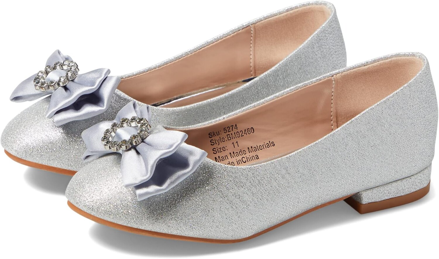 

Балетки Avery Shimmer Bow Badgley Mischka, черный