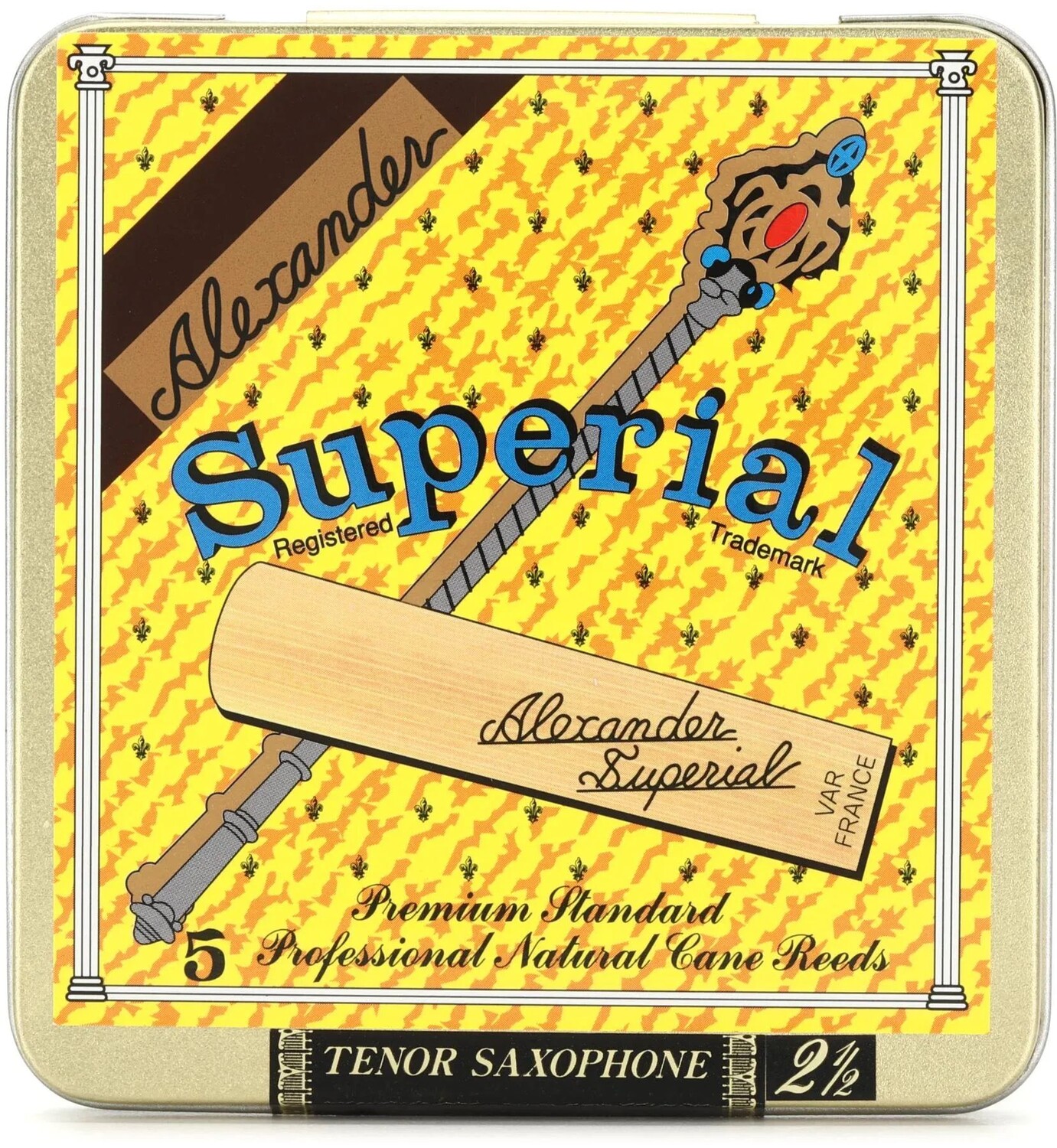

Alexander Reeds Трость для тенор-саксофона Alexander Superial - 2,5 (5 шт.)