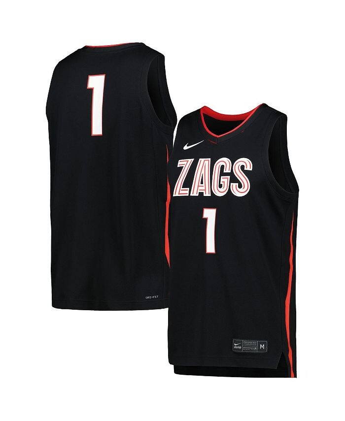 

Мужская черная баскетбольная майка Gonzaga Bulldogs Icon реплика Nike, черный