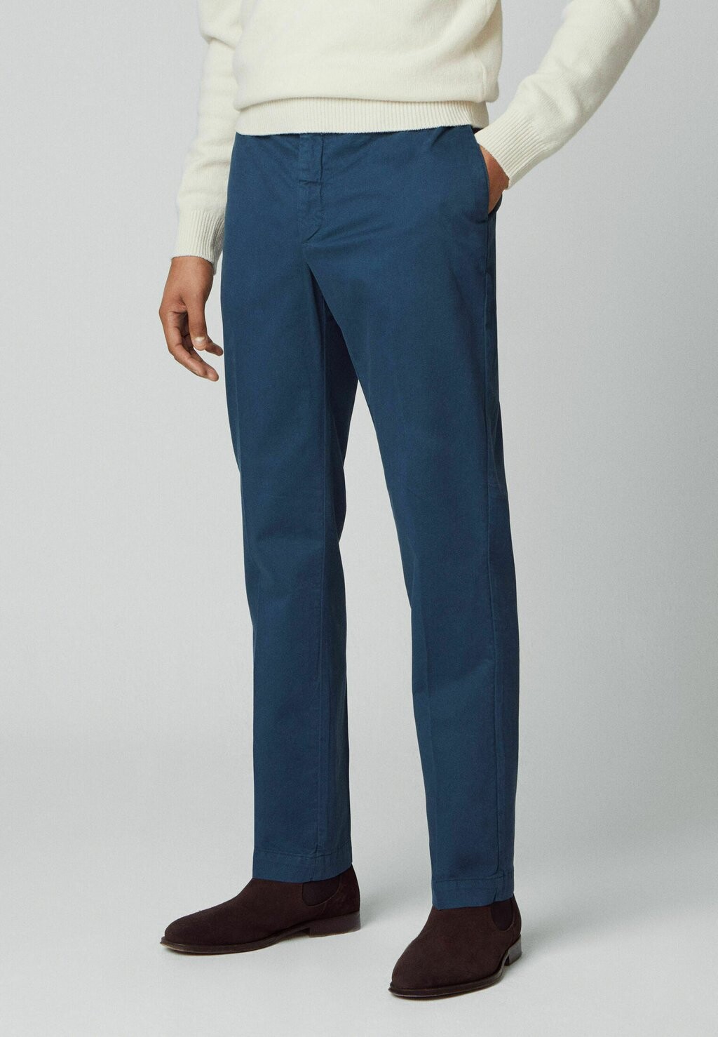 

Брюки Sanderson Hackett London, цвет petrol