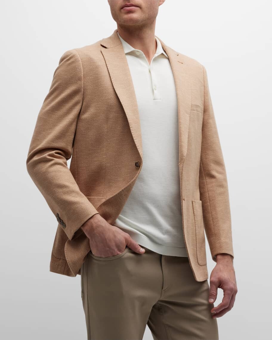 

Мужская куртка Shoreline с узором "елочка" на одной пуговице Peter Millar