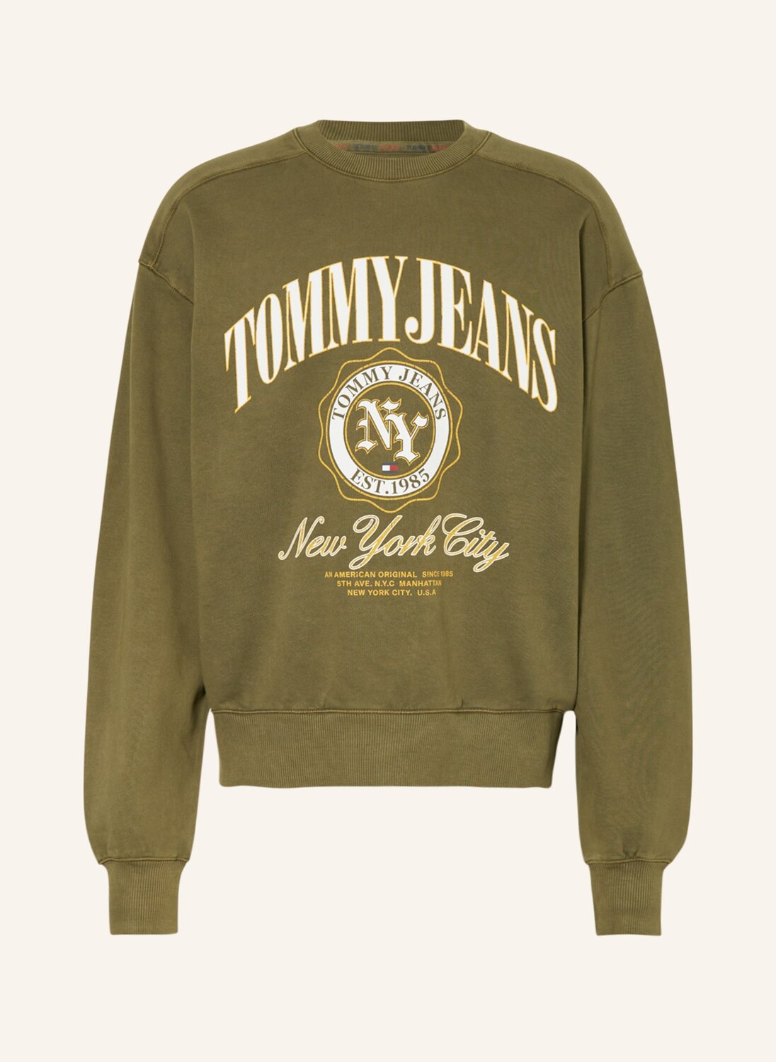 

Толстовка TOMMY JEANS, оливковый, Зеленый