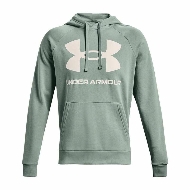 

Мужская толстовка с большим логотипом Rival UNDER ARMOUR, цвет verde