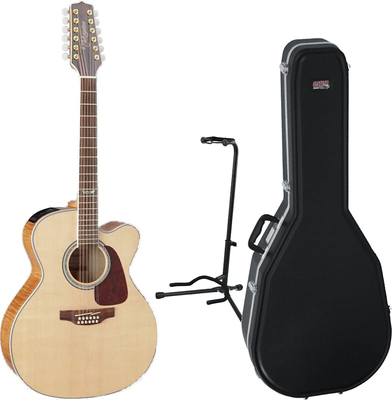 Акустическая гитара Takamine GJ72CE-NAT 12-String A/E Bundle акустическая гитара cort ad810 12 op standard series 12 струнная цвет натуральный